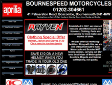 Tablet Screenshot of bournespeed.co.uk